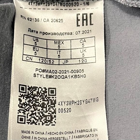 Guess Kids Gray Track Jacket Girls Size 5 - Picture 4 of 6